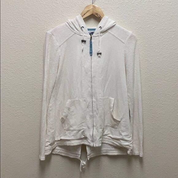 Anthropologie Ribbed Full Zip Hoodie Small - Picture 1 of 5